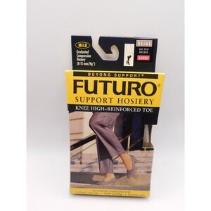NEW Futuro Support Hosiery Mild Compression Knee Highs Beige Large